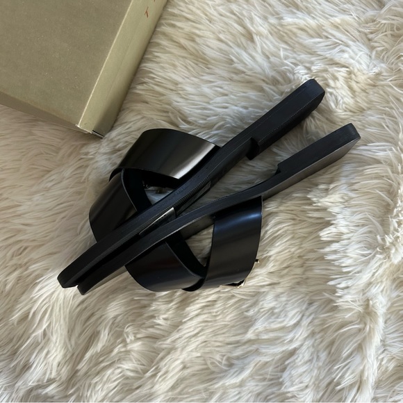 Ted Baker London Buckle Detail Slide Sandal (slide)
BLACK, Size 6 M - Picture 7 of 7